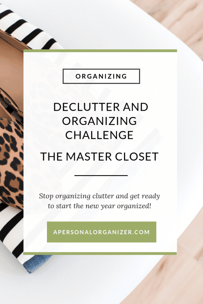 The Master Closet - A Personal Organizer