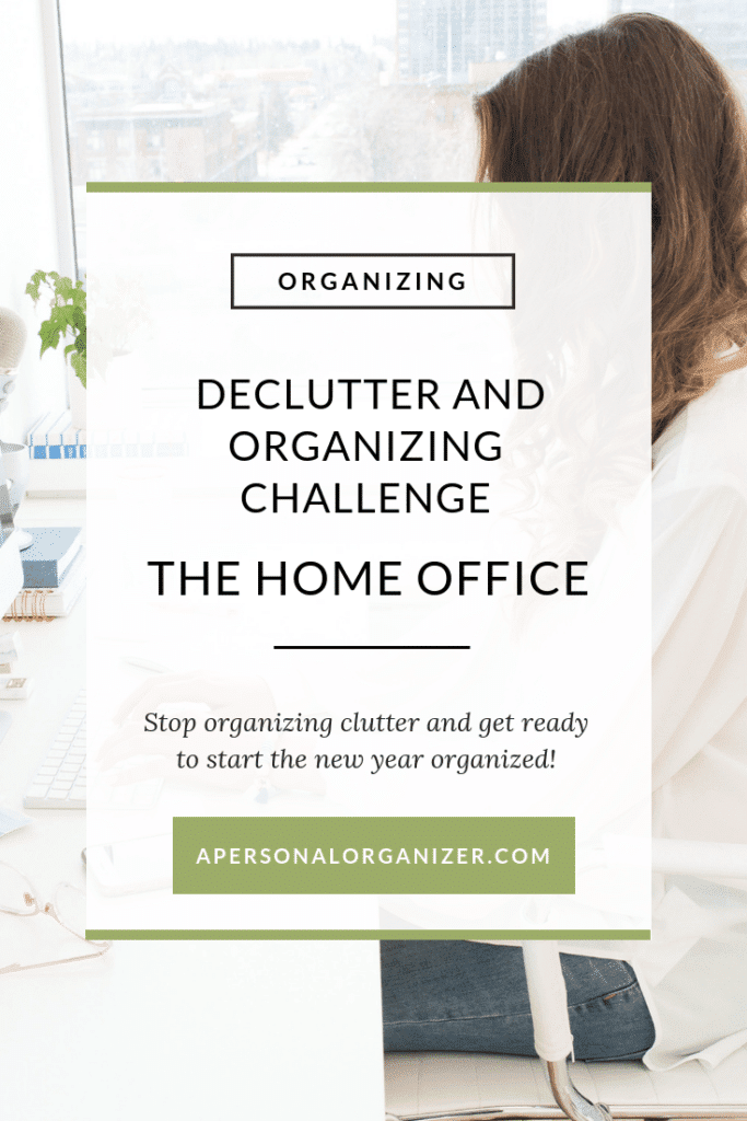 Organizing The Home Office - A Personal Organizer