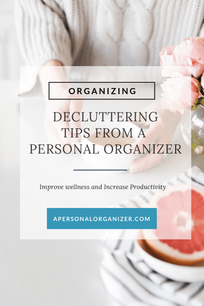 Pro tips from a personal organizer