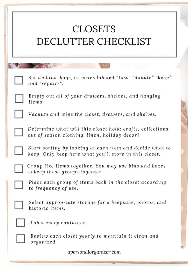 Day 16 Declutter And Organizing Challenge Closets