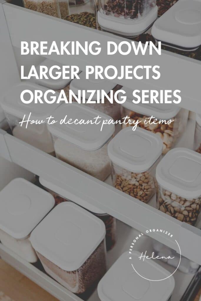 pantry organizing: tips, how-to and tools.