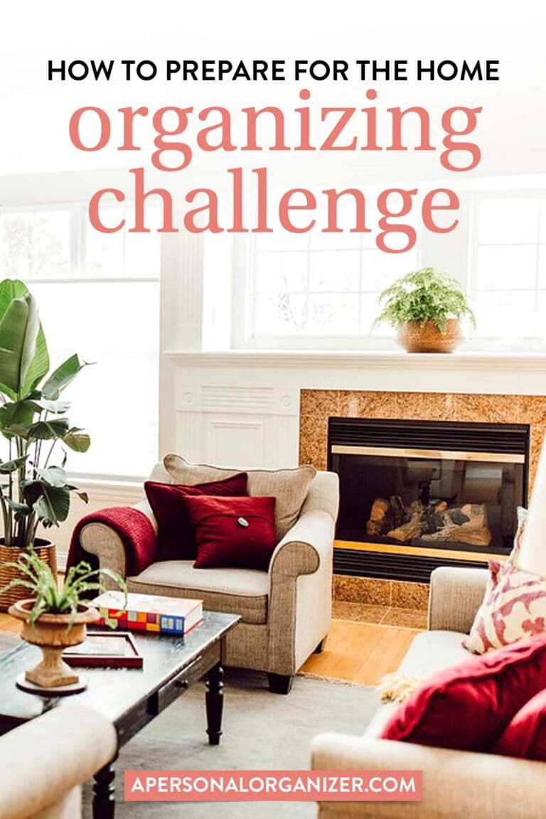 How to Prepare For The Home Organizing Challenge