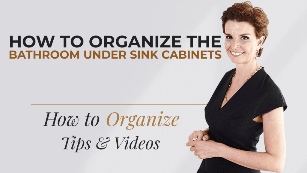 How to Organize the Cabinet Under the Sink
