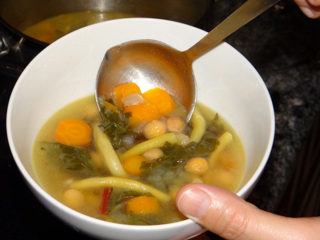 Recovering from Thanksgiving. An easy, light and nutritious soup.