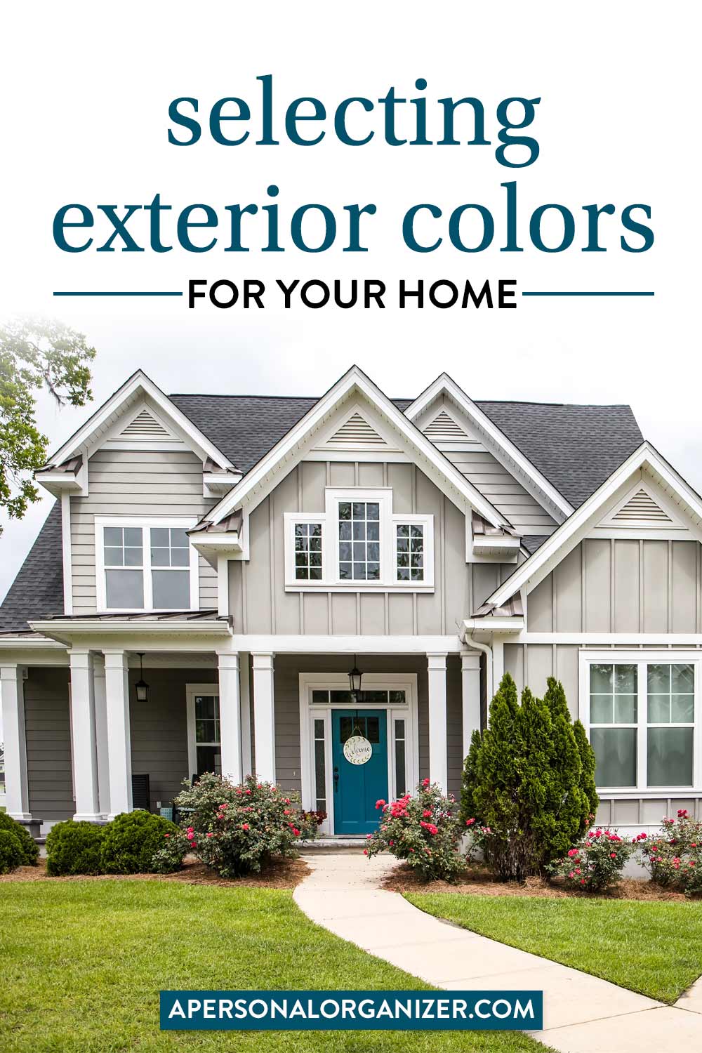 Our New Home - Choosing Exterior Colors & A Checklist