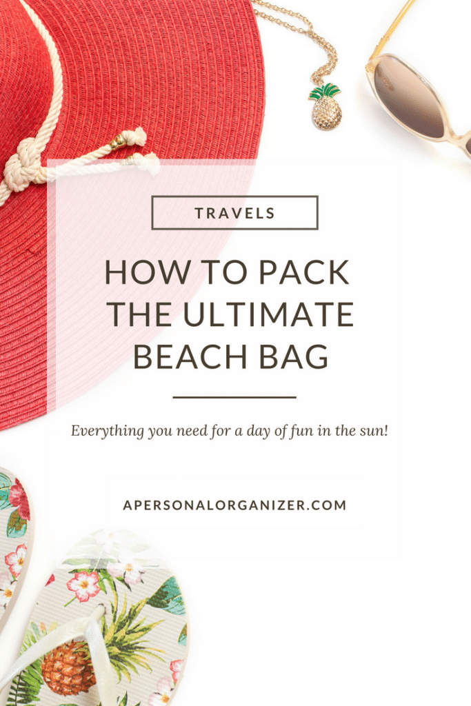 the ultimate beach bag