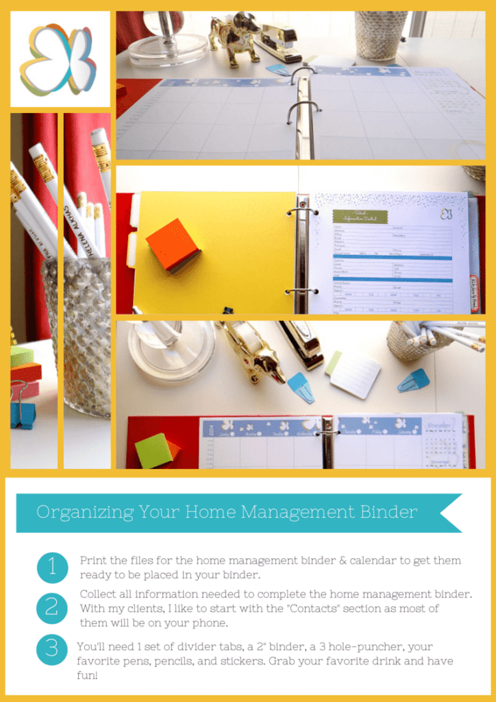 Home Management Binder 2015 - Fully editable printables.