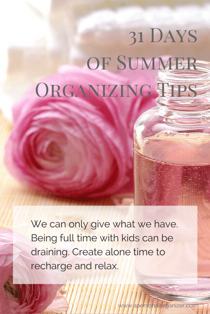 summer organizing