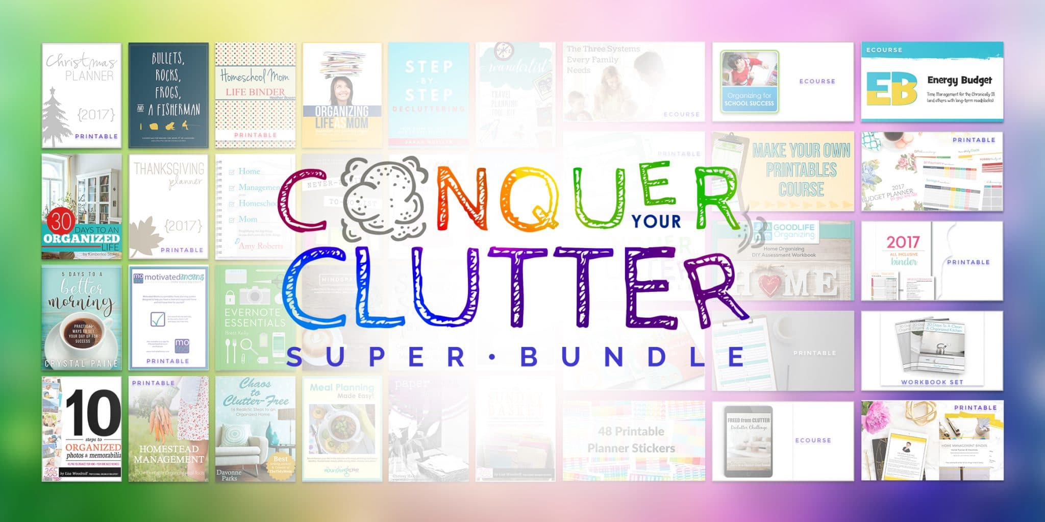 Get $658 of Conquering Your Clutter eResources for just $29.97!