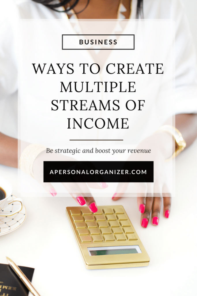 create multiple streams of income