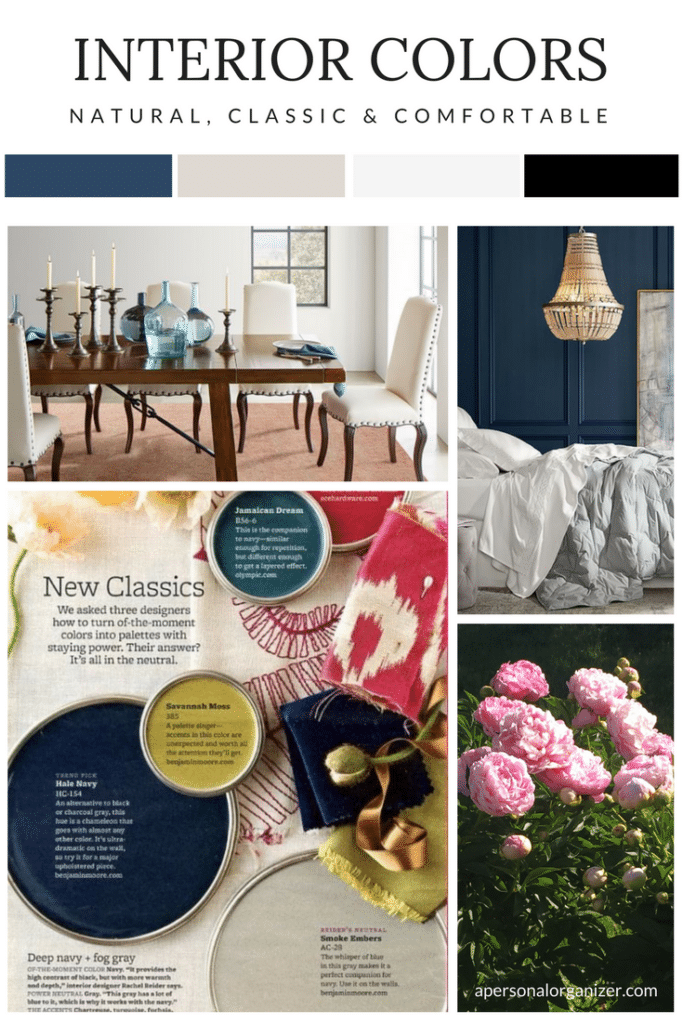 interior pottery barn colors moodboard