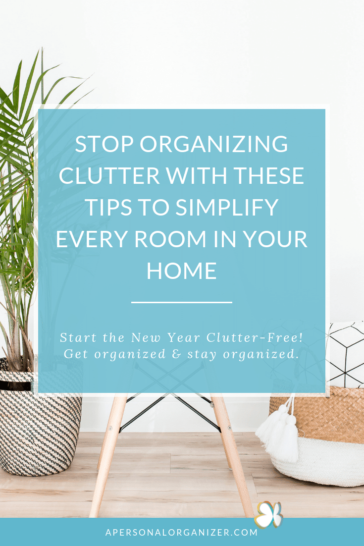stop organizing clutter