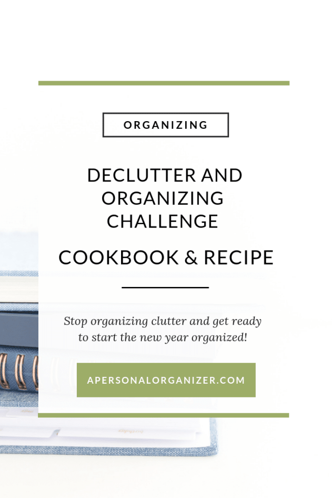 Organizing Recipes and Cookbooks - A Personal Organizer