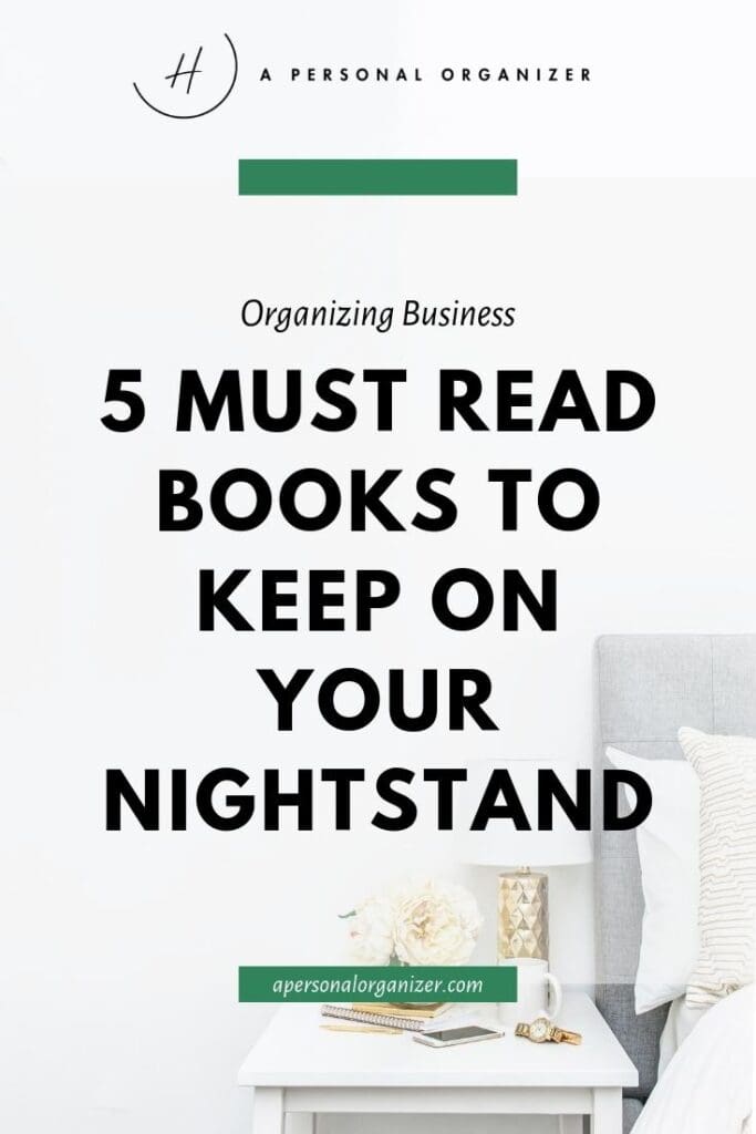 5 Must read books to keep on your nightstand.