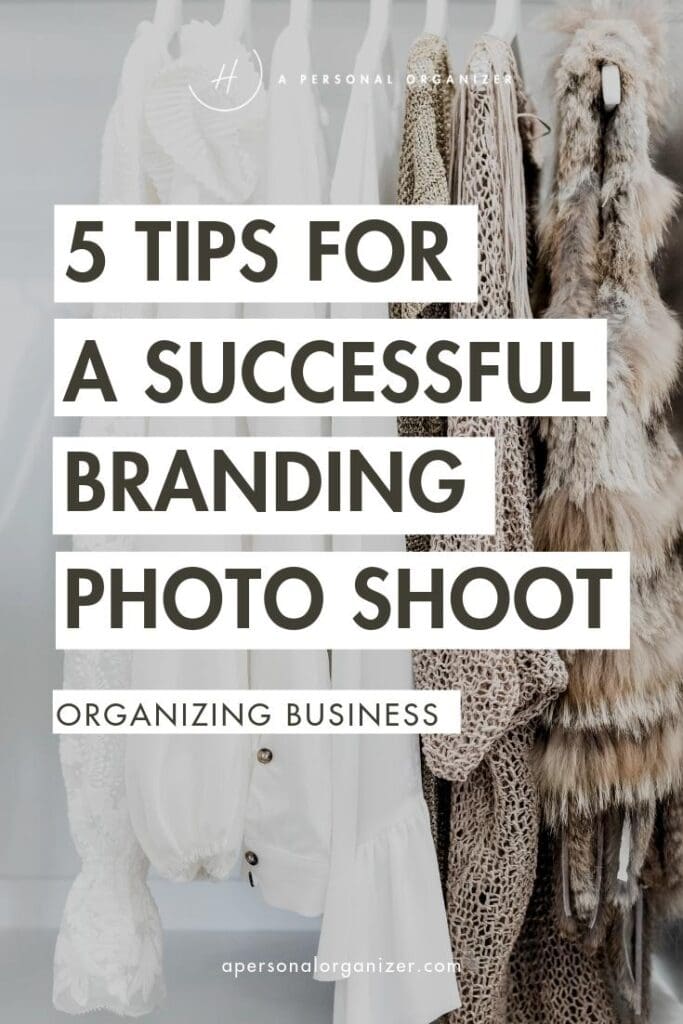 5 tips for a successful branding photoshoot organizing business 5