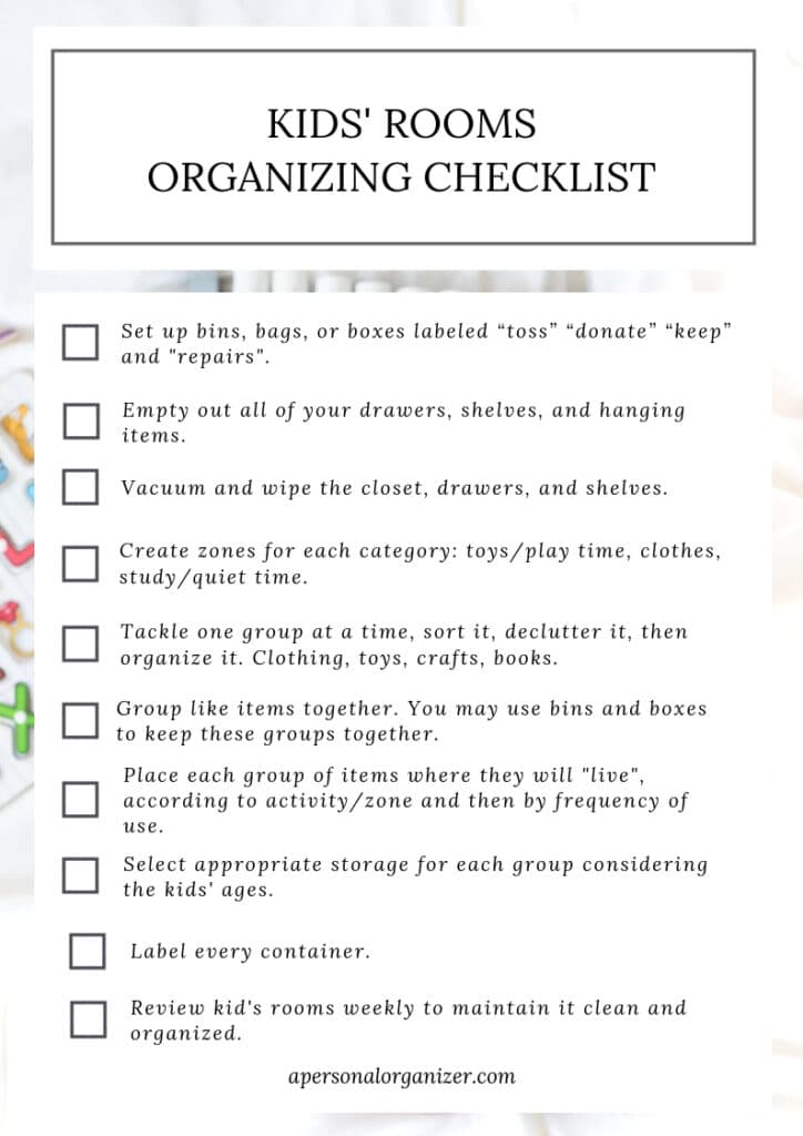 Organizing Printables