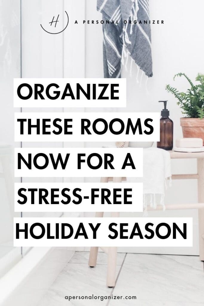 The Holidays are already in the air and we are feeling those busy vibrations already. While we probably can’t help with the stress from your in-laws, we can help you organize and prepare your home for the holiday season. Here are our best tips for getting these areas decluttered, stocked, and organized.