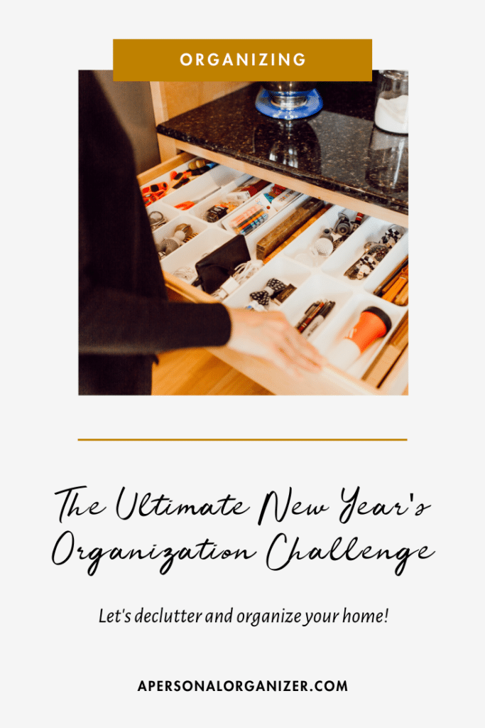 This New Year challenge will show you exactly how to declutter each area of your home BEFORE you organize it.