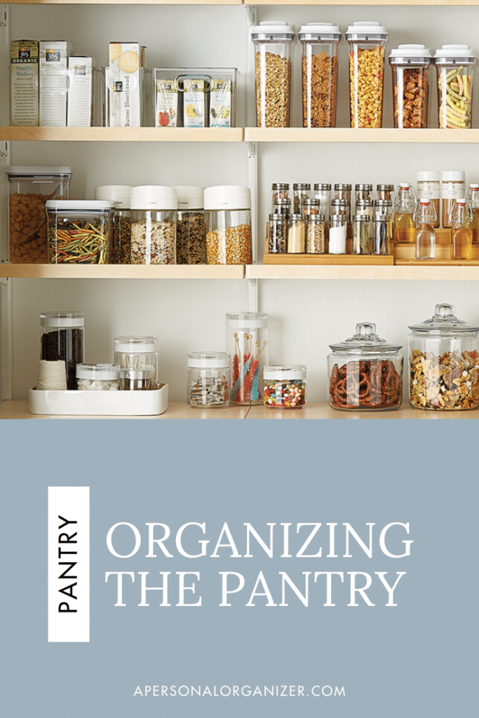 organizing the pantry