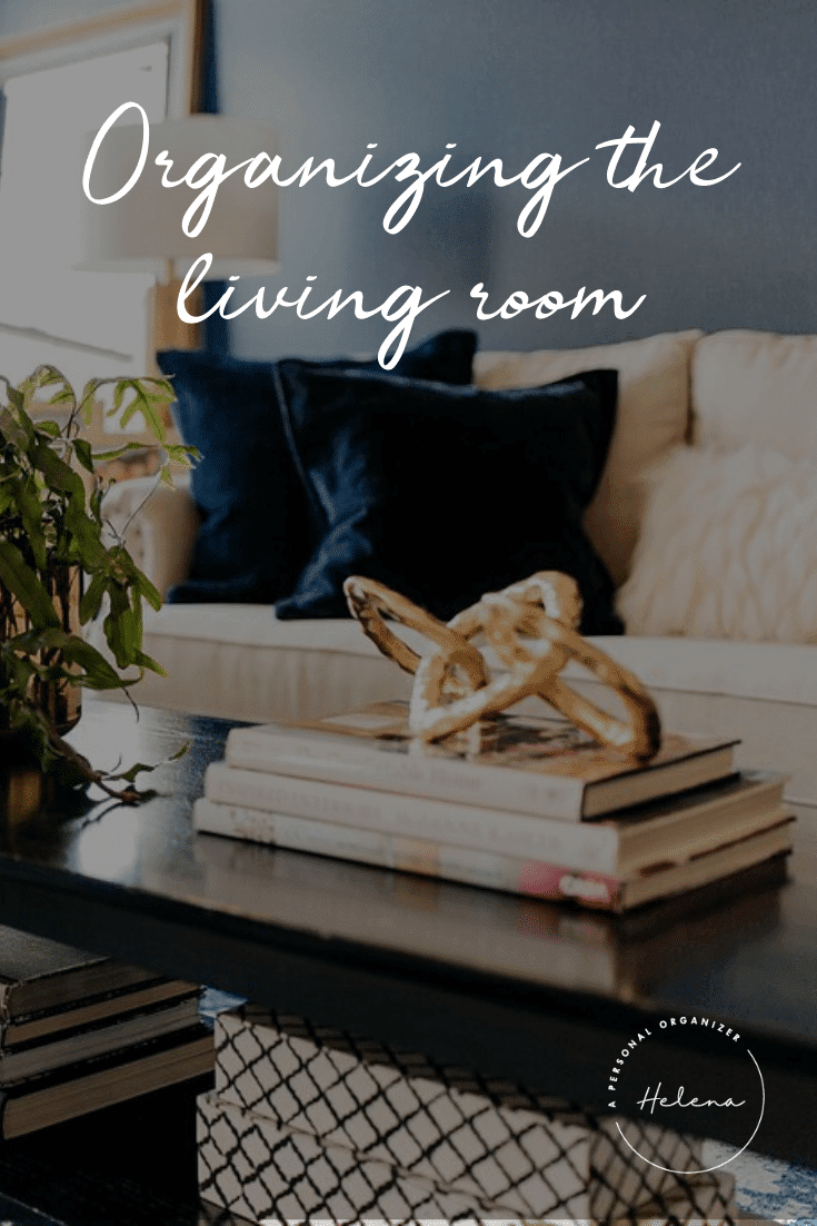 Organizing The Formal Living Room - Home Organizing Challenge