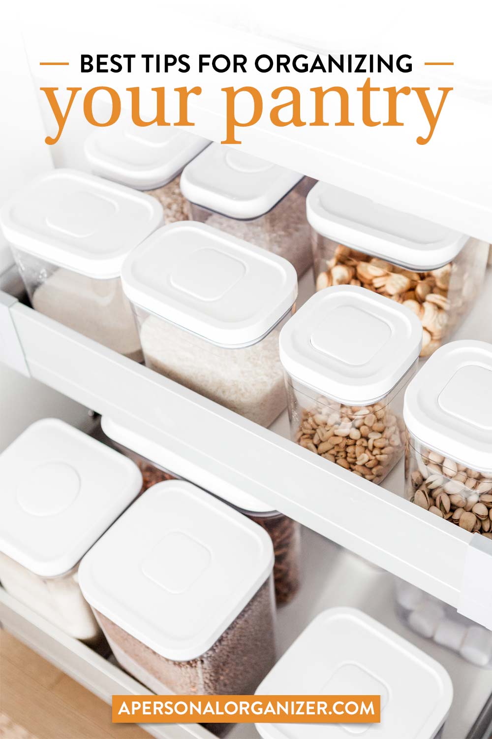 How To Organize The Pantry From Top To Bottom