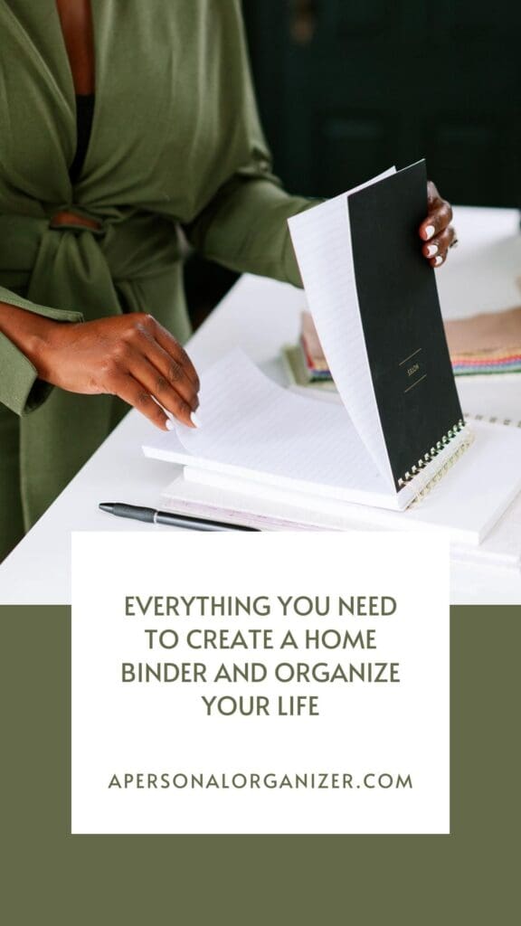 Everything You Need to Create Your Home Binder and Organize Your Life