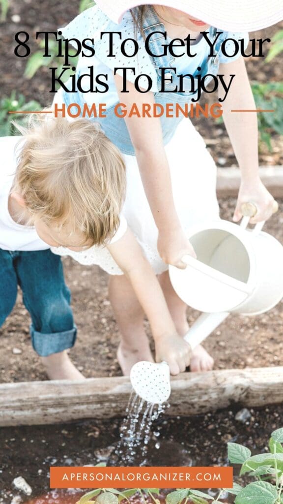 8 Tips To Get Your Kids Enjoy Home Gardening