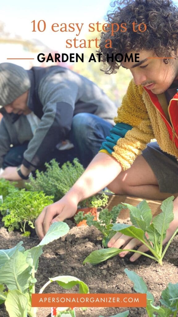 Getting your family involved to start home garden