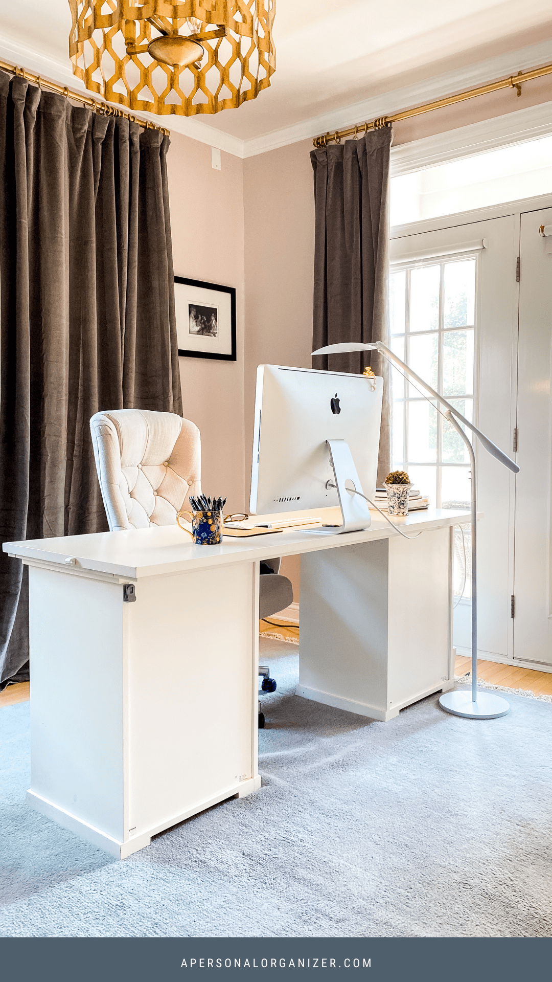 Home office with Cricut Bright 360