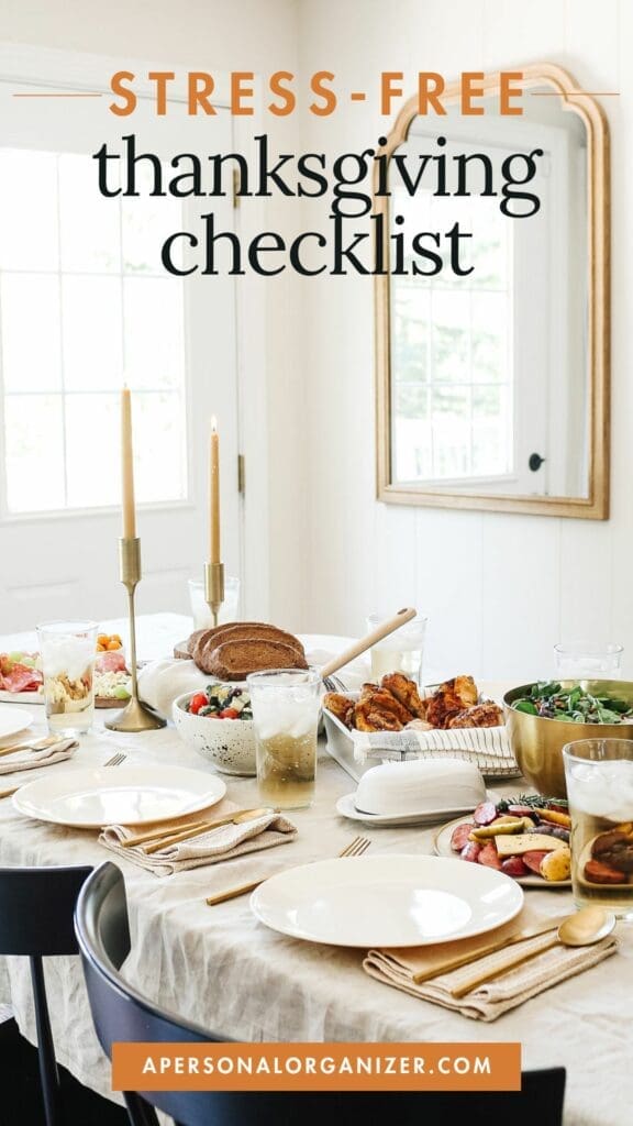 Thanksgiving table - blog post image