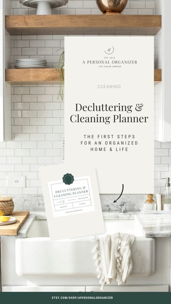 Decluttering and Cleaning Planner