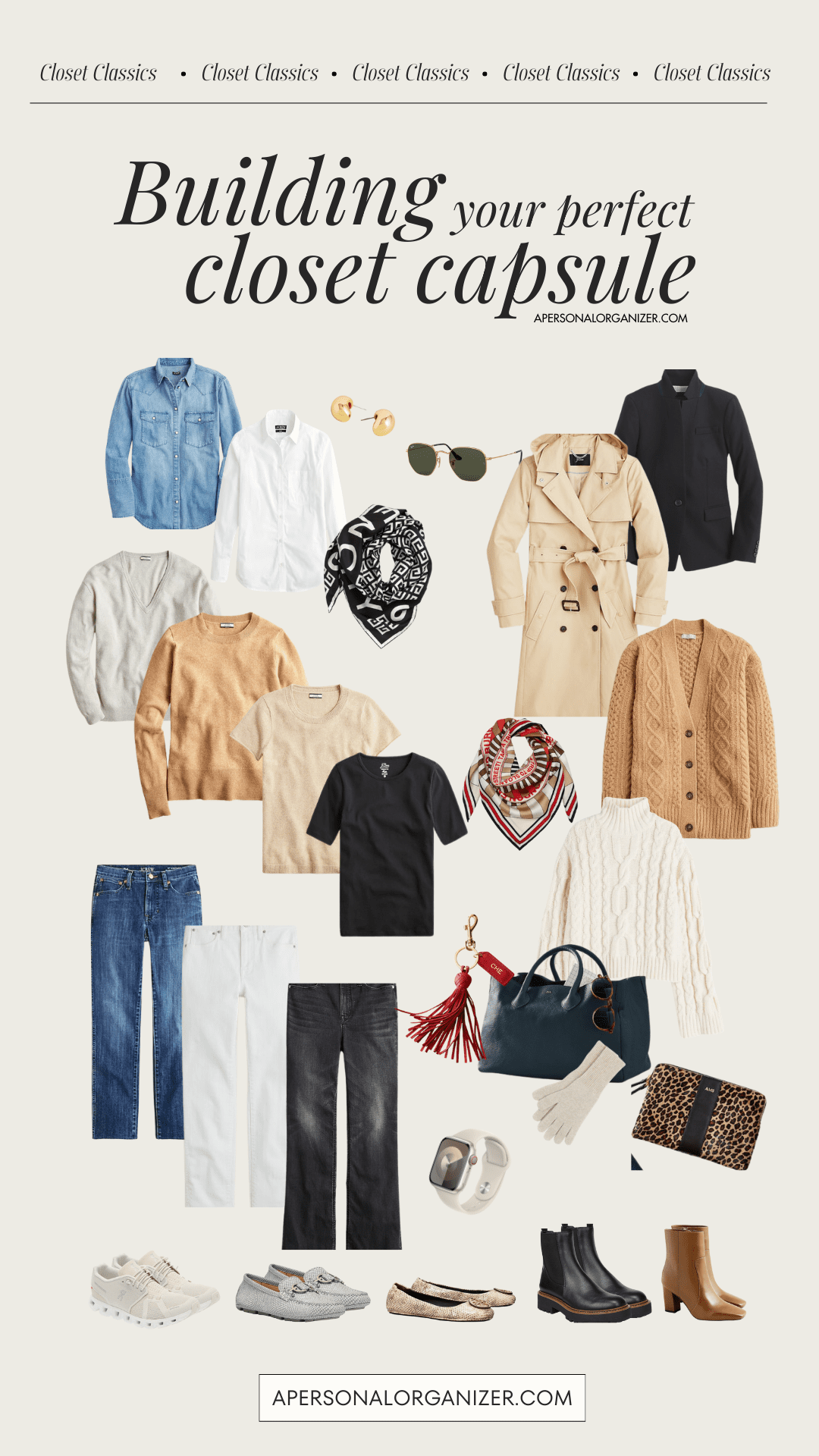 Creating a closet capsule wardrobe with essential items